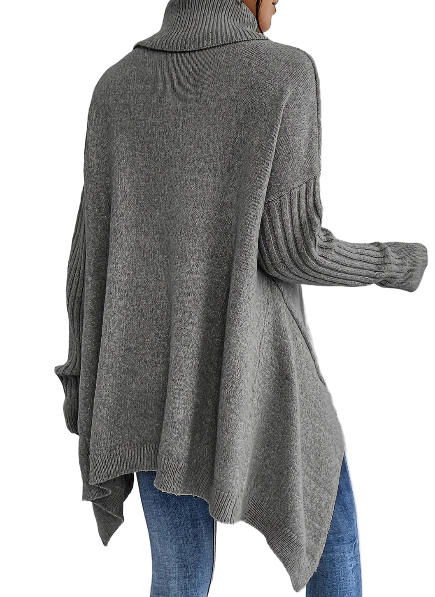 Liv | Elegant langer Rollkragenpullover