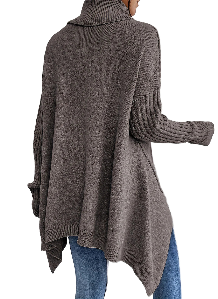 Liv | Elegant langer Rollkragenpullover