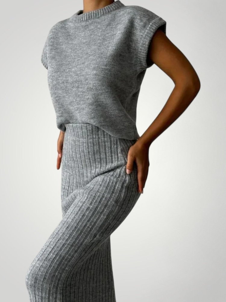 Ärmelloses Stricktop Damen im Modischen Look