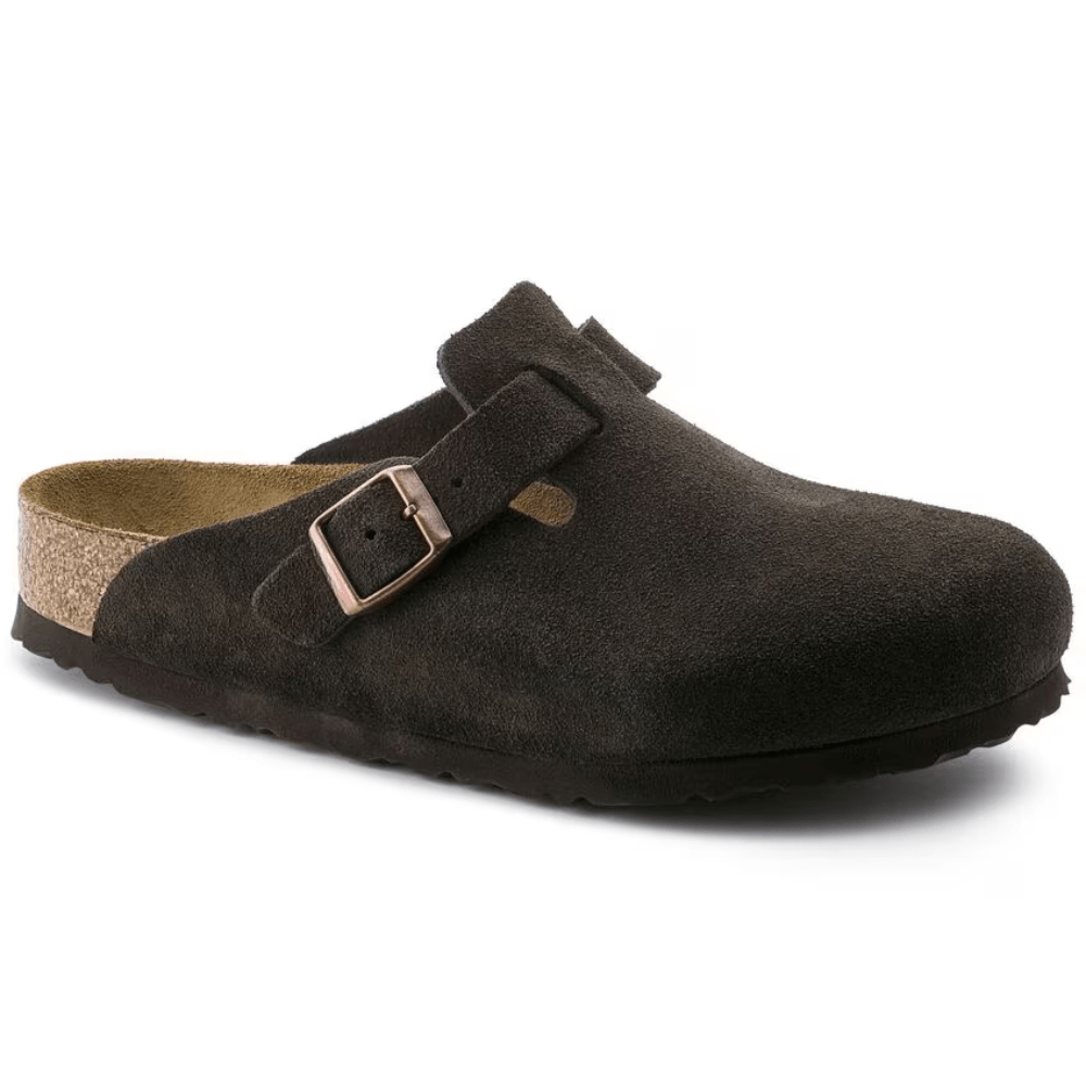 Boston Suede Taupe – Soft Footbed