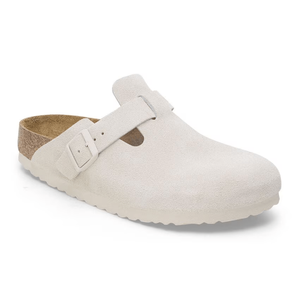 Boston Suede Taupe – Soft Footbed