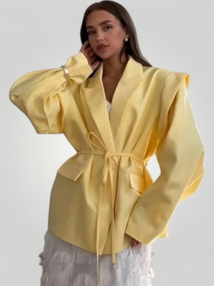 Eleganter Blazer Damen mit Taillengürtel