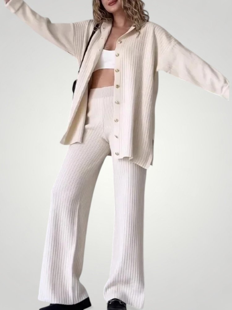 Elegantes Damen Set mit Weiten Hosen