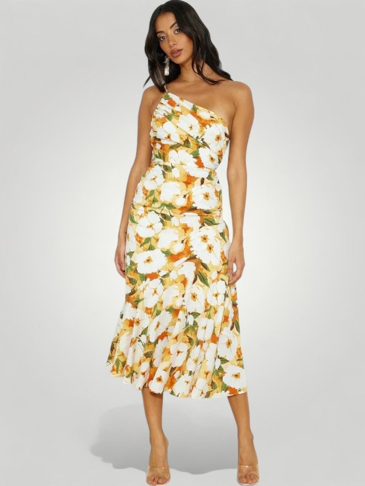 Kleid mit Blütenmuster für elegante Anlässe