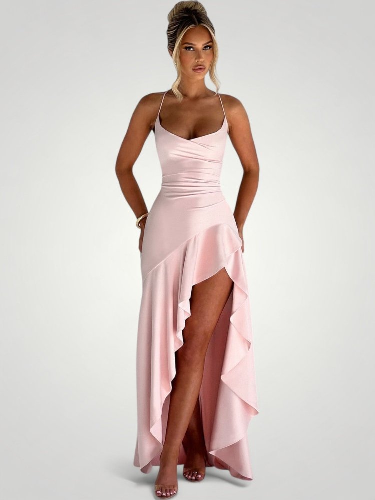 Maxikleid Sommer mit Fließendem Schnitt