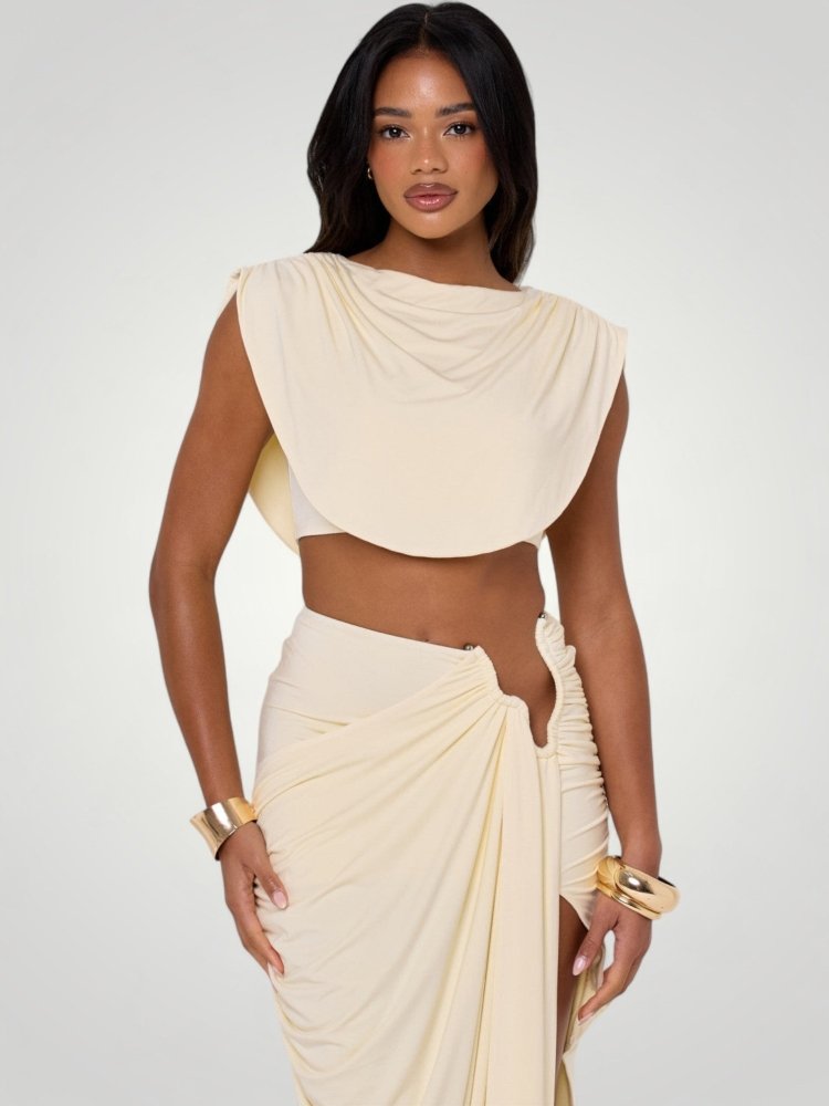 Maxiset Sommer mit Figurschmeichelndem Fall