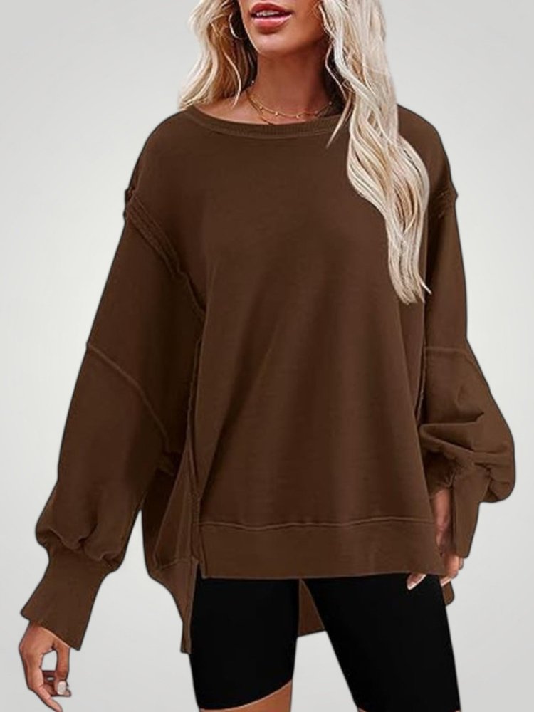 Oversized Damenpullover für Bequemen Stil