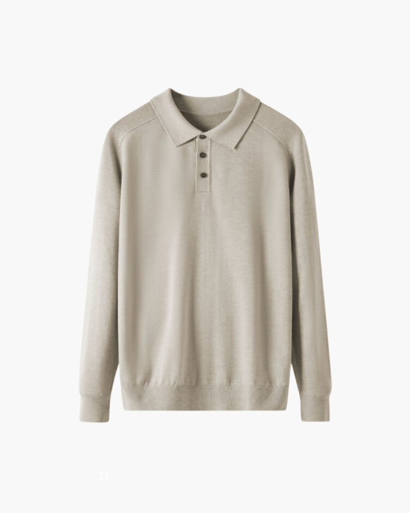 Polo made from 100% premium wool
