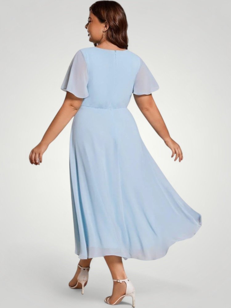 Romantisches Damenkleid mit Fließendem Schnitt