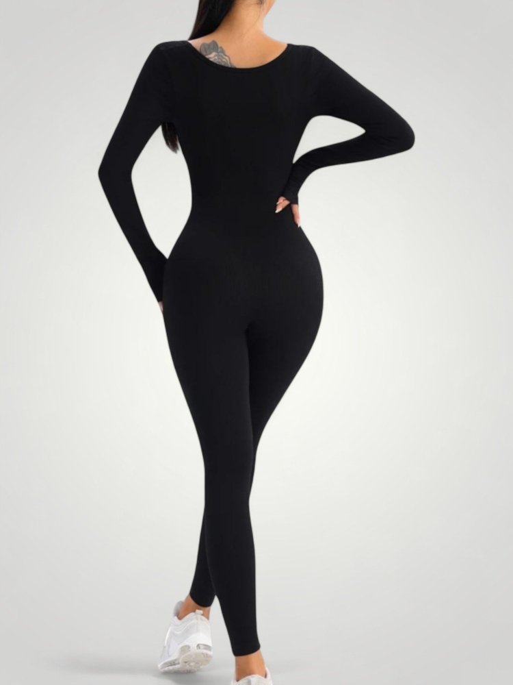 Shaping Jumpsuit Damen Elegant mit Bodyshaper-Effekt