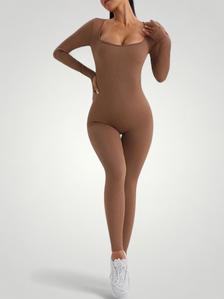 Shaping Jumpsuit Damen Elegant mit Bodyshaper-Effekt